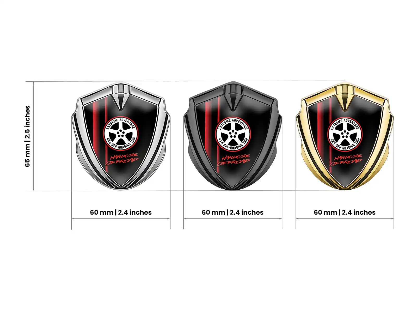 Luxury Car Badge Tuning Style Shiny Edition
